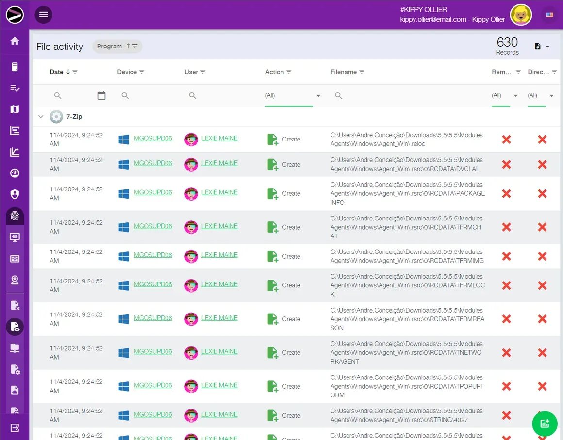 Screenshot of the Cloud Digital Forensics Investigation solution in the INGITE platform