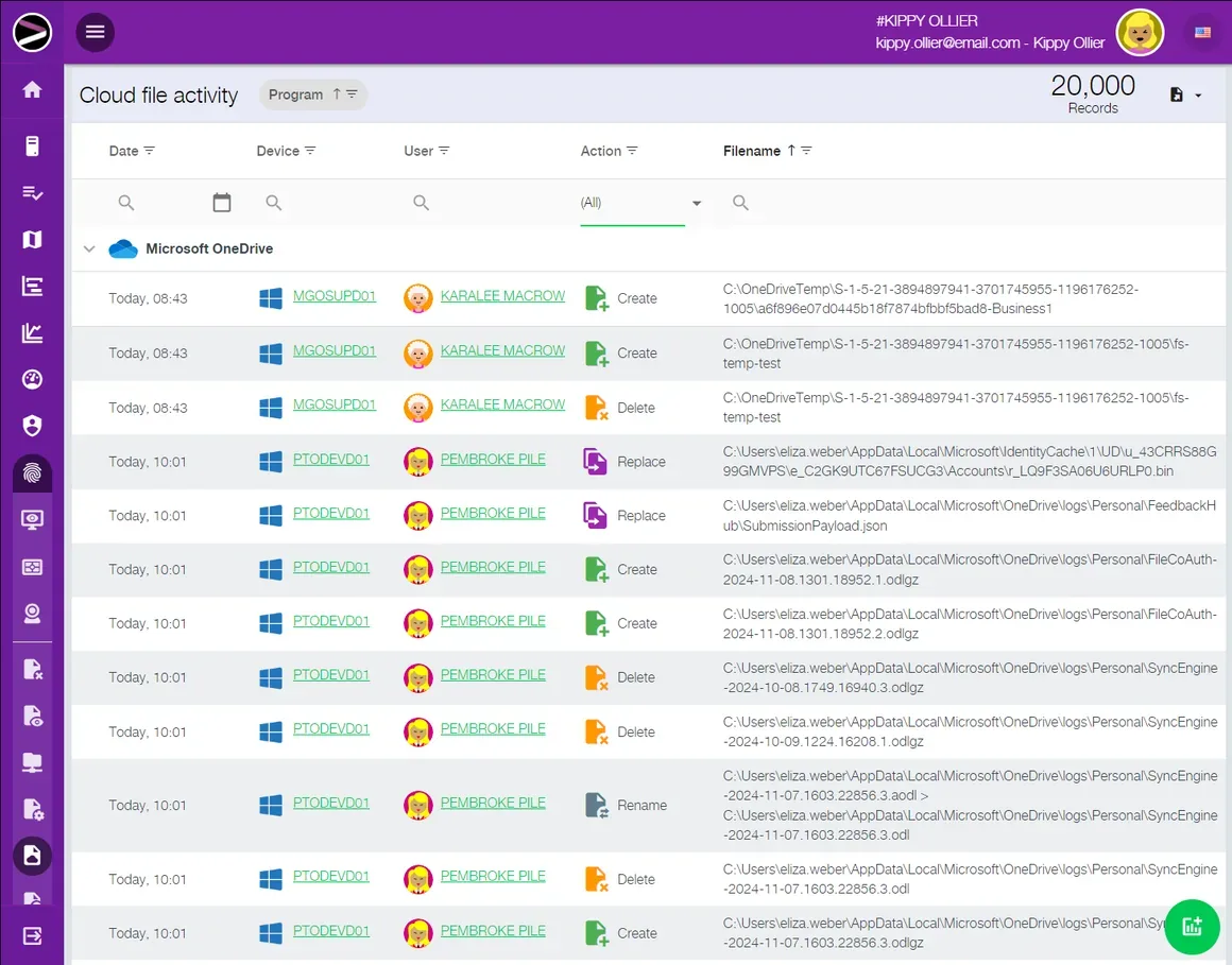 Screenshot of the Cloud Digital Forensics Investigation solution in the INGITE platform