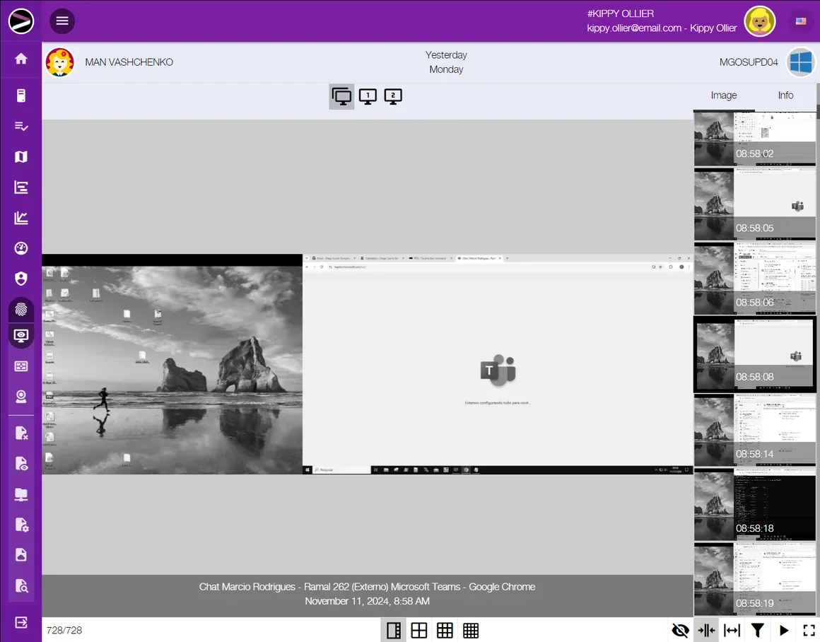 Screenshot of the Cloud Digital Forensics Investigation solution in the INGITE platform