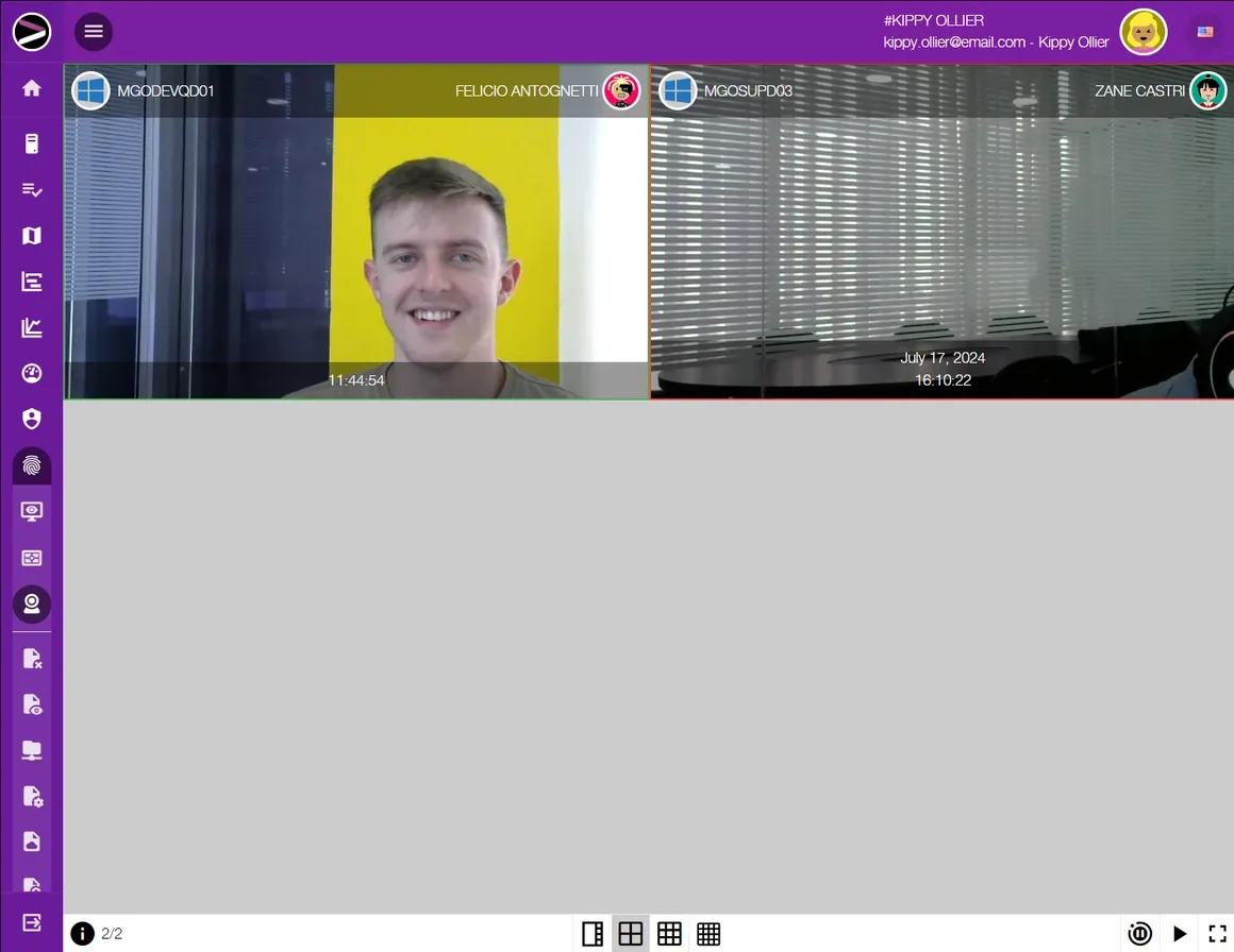 Screenshot of the Cloud Digital Forensics Investigation solution in the INGITE platform