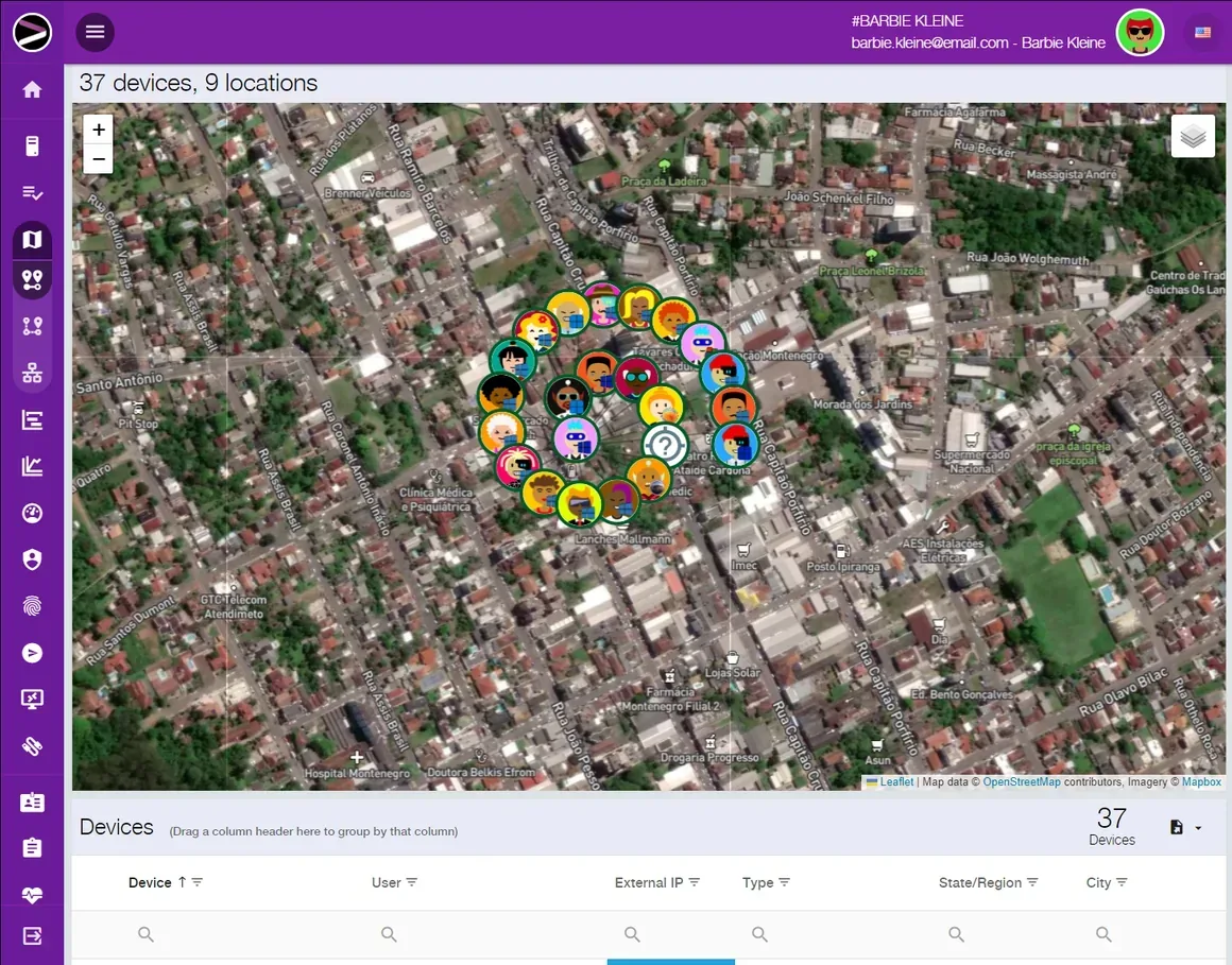 Screenshot of the Cloud Asset Management solution in the INGITE platform