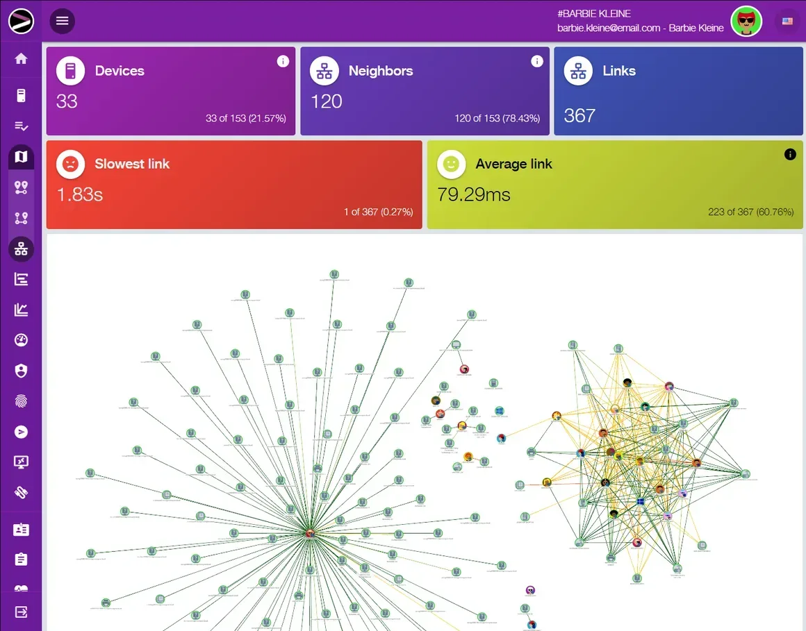 Screenshot of the Cloud Asset Management solution in the INGITE platform
