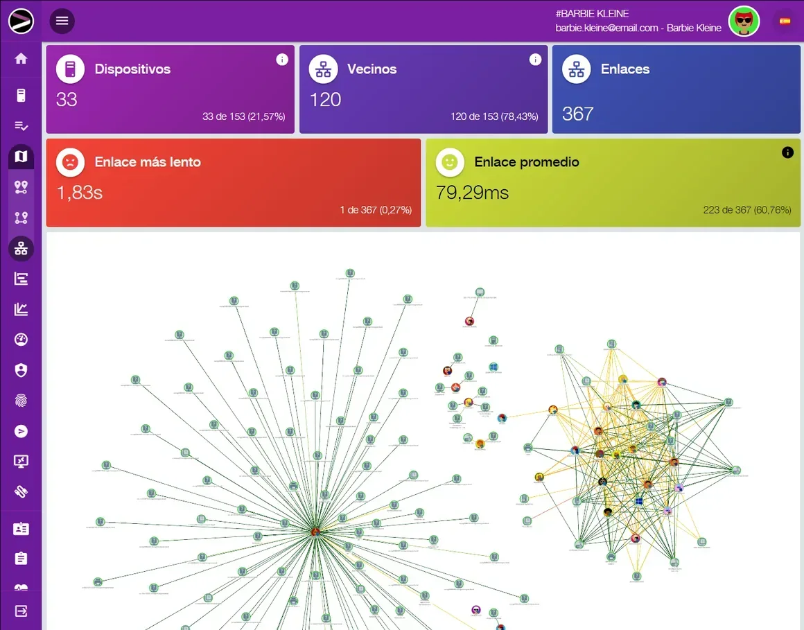 Captura de pantalla de la solución Cloud Asset Management en la plataforma INGITE