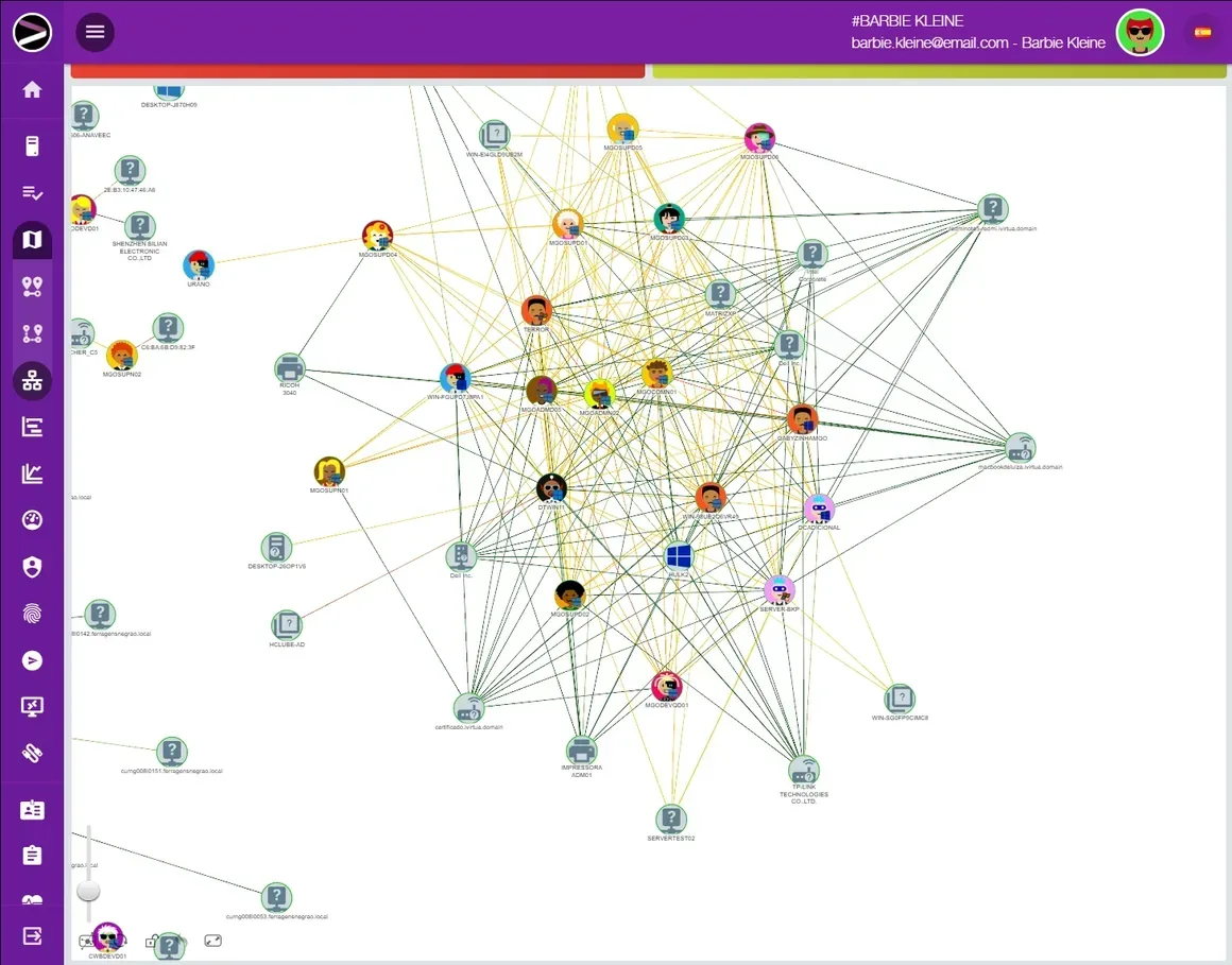 Captura de pantalla de la solución Cloud Asset Management en la plataforma INGITE